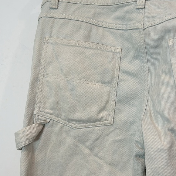 Delia’s So Misunderstood Wide Leg Twill Carpenter Pants Off White plus size XXL - Picture 7 of 11